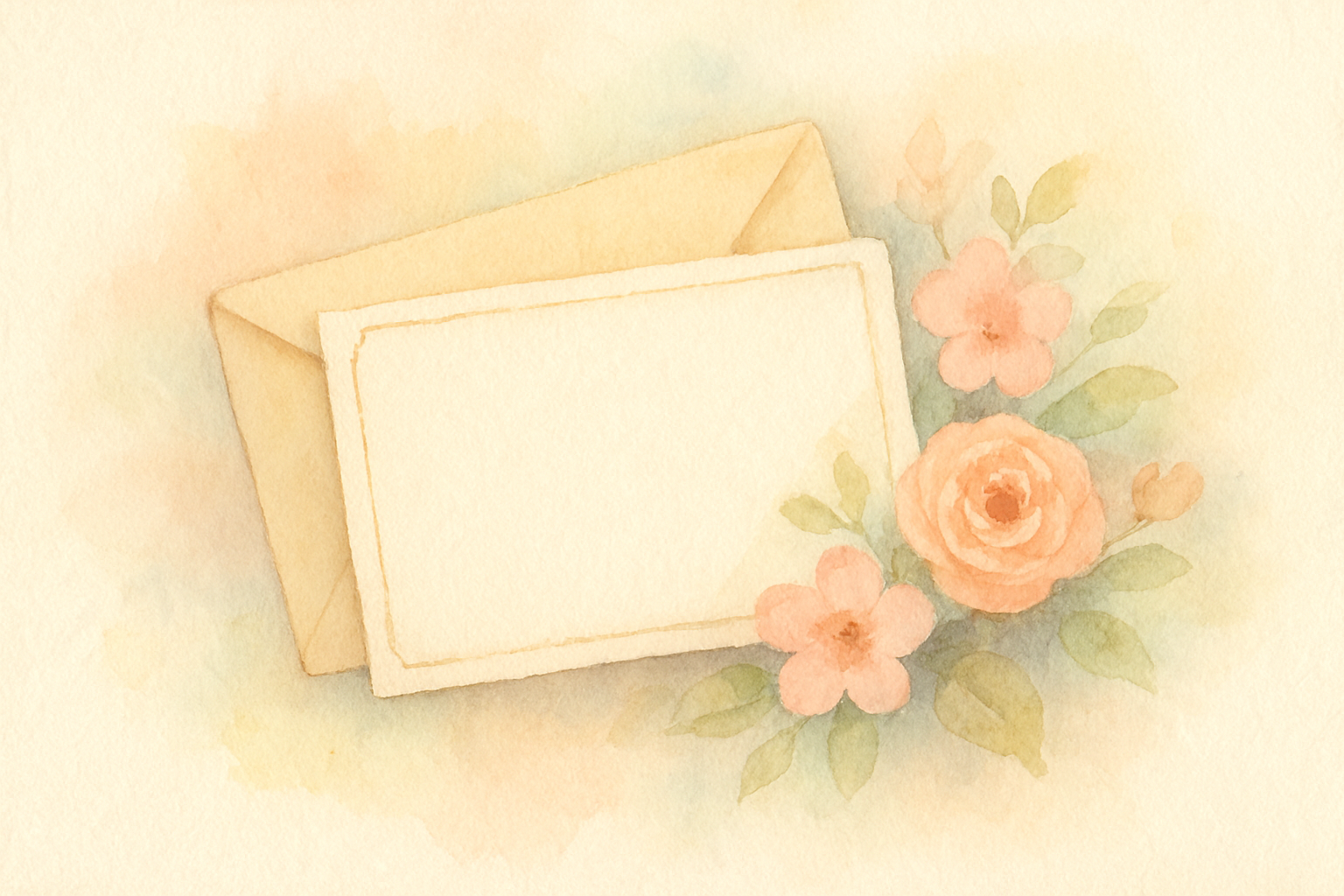 メッセージカードやお祝いの手紙のイメージ