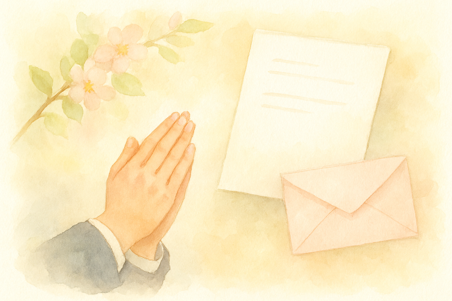 ビジネス挨拶状のイメージイラスト