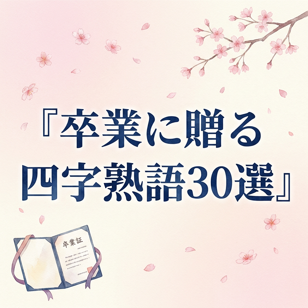 graduation-yojijukugo